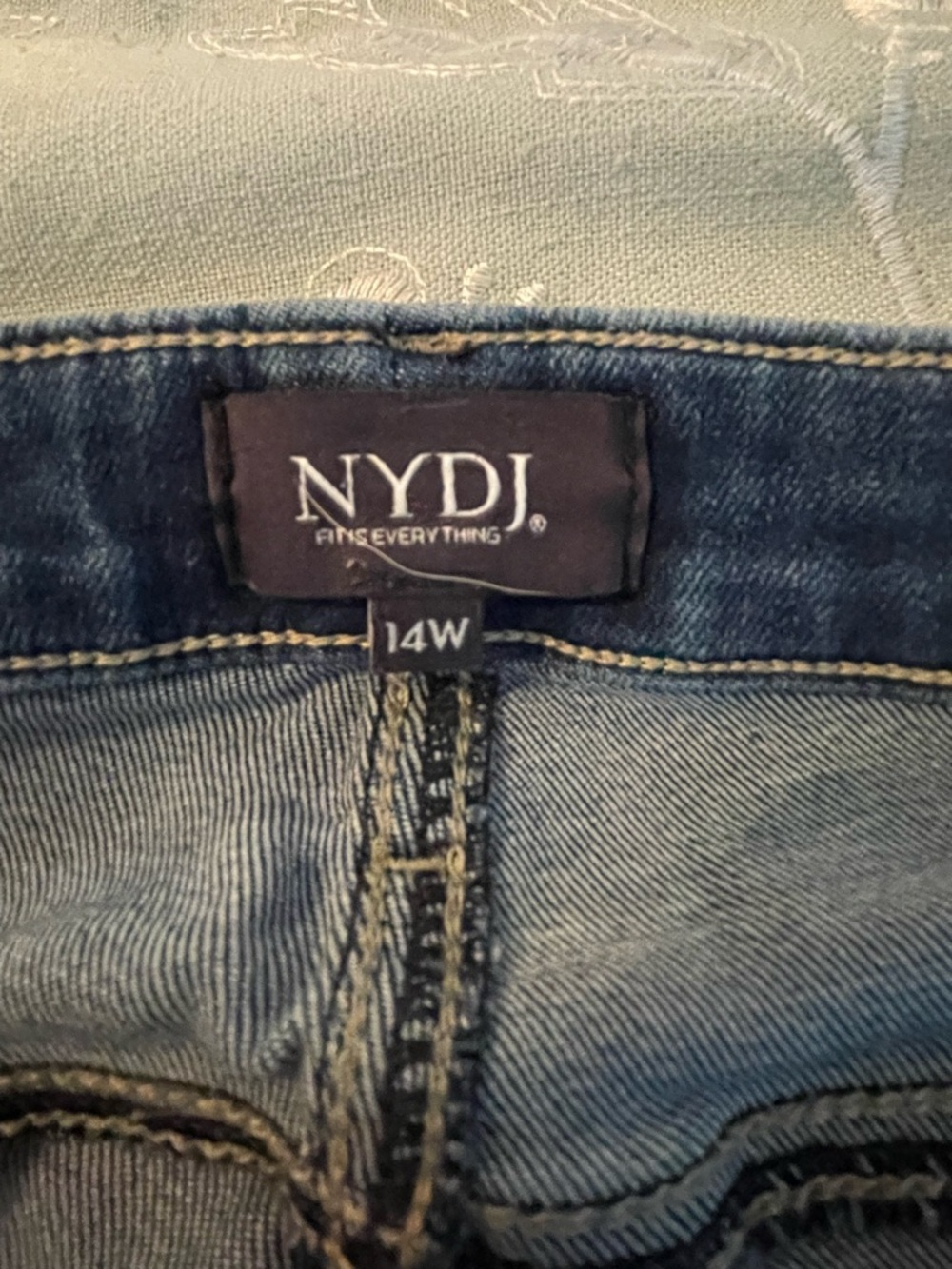 NYDJ Sheri Slim Jeans in blue denim - Picture 7 of 12